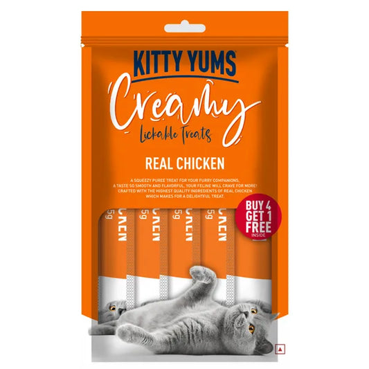Kitty Yums Real Chicken Creamy Treat | Wet Cat Treats