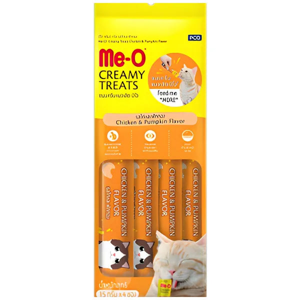 ME-O Creamy Treat Chicken & Pumpkin Flavor | Wet Cat Treats