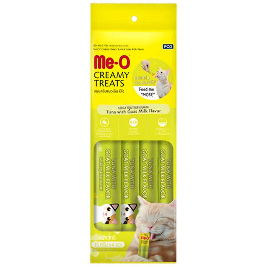 ME-O Creamy Treat Tuna & Goat Milk Flavor | Wet Cat Treats - Nikhil Pet Store