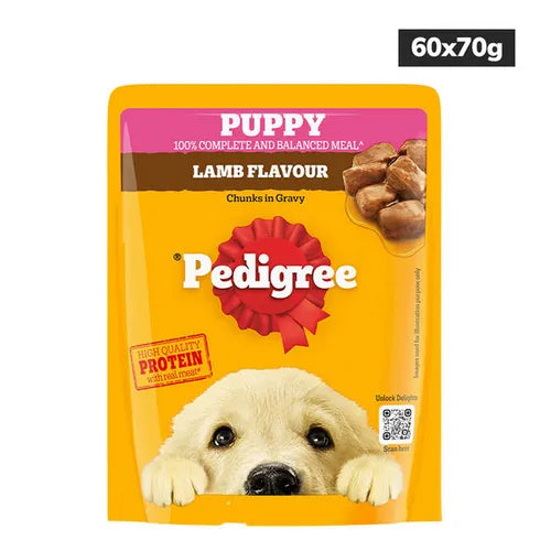 Pedigree Puppy Roasted Lamb Gravy | Wet Dog Food