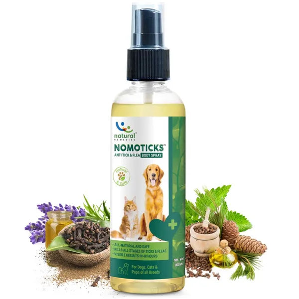 Natural Remedies Nomoticks Body Spray | Tick & Flea Spray