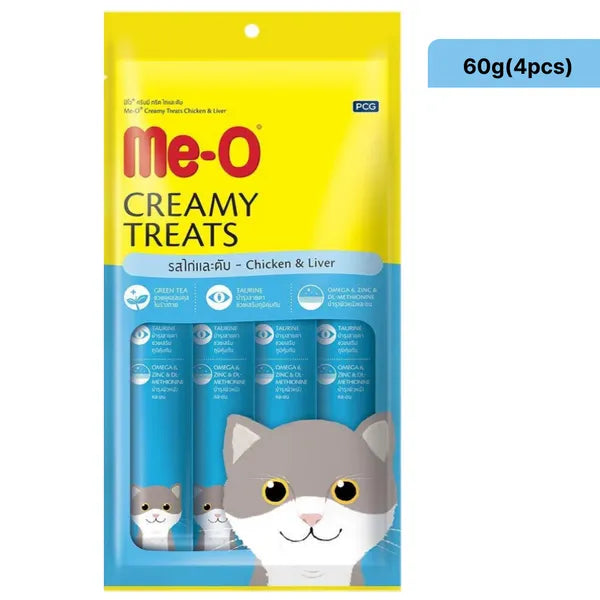 ME-O Creamy Treat Chicken & Liver Flavor | Wet Cat Treats