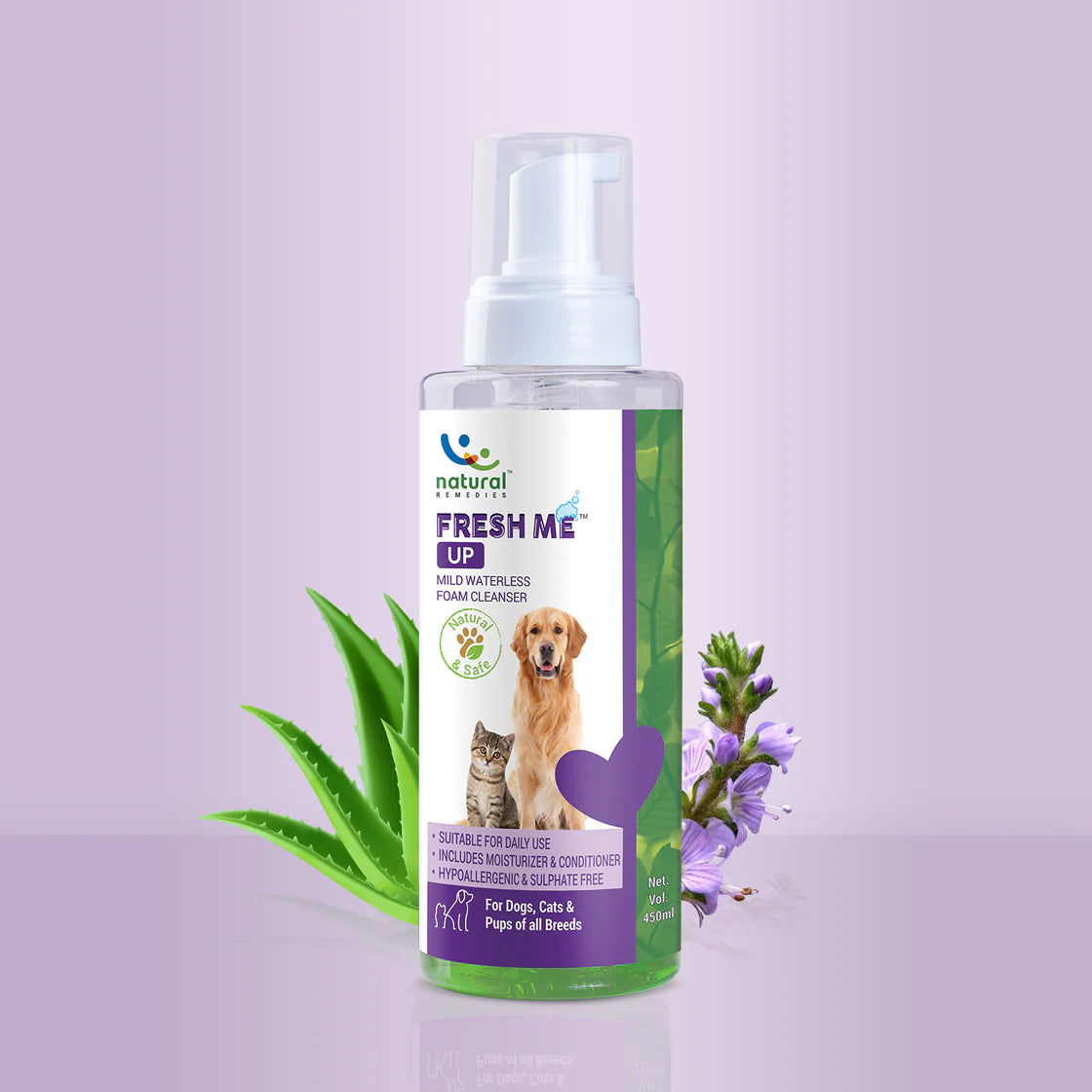 Natural Remedies Fresh Me Up Foam Cleanser | Pet Grooming Supplies