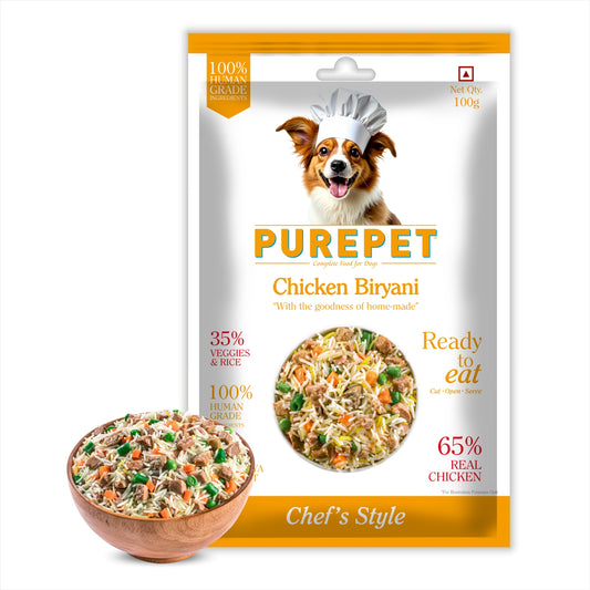Purepet Chicken Biryani | Fresh Dog Food