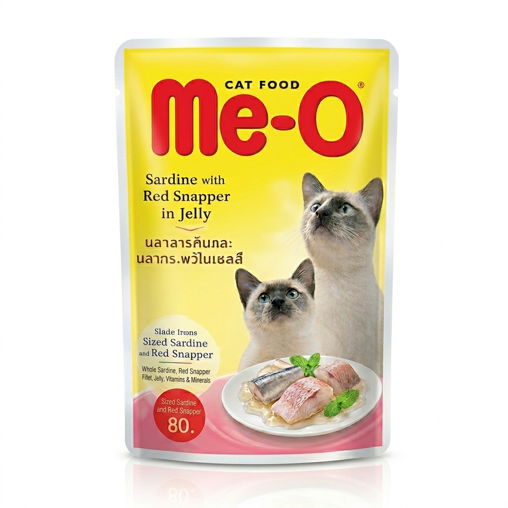 ME-O Sardine with Red Snapper in Jelly | Wet Cat Food
