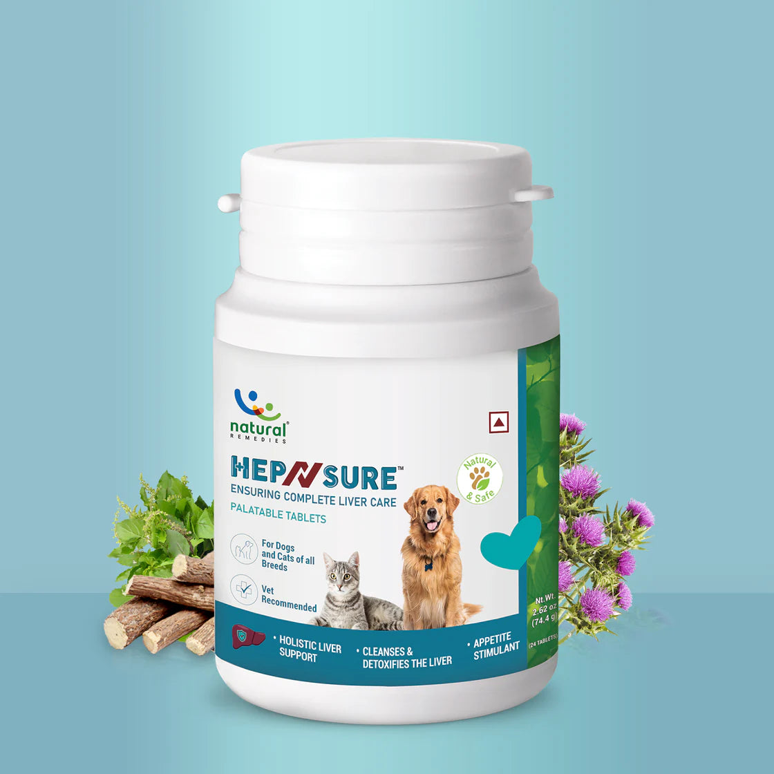 Natural Remedies HepNSure Tablet | Pet Suppliments