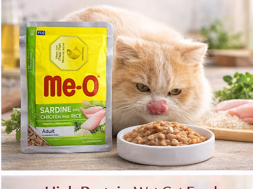 ME-O Sardine with Chicken and Rice | Wet Cat Food