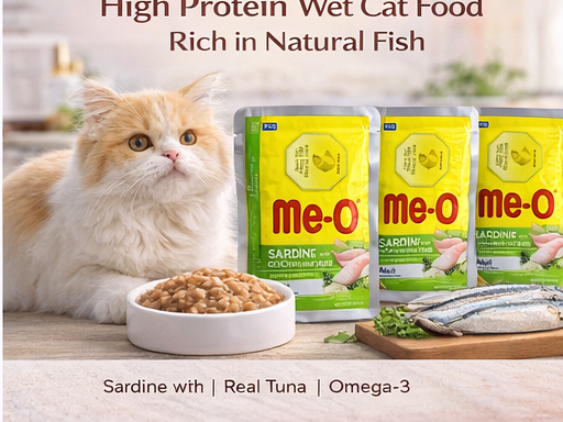 ME-O Sardine with Chicken and Rice | Wet Cat Food