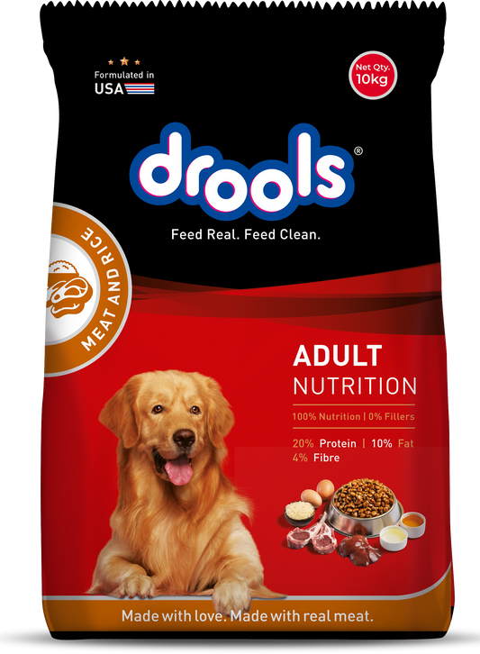 Drools Adult Meat & Rice | Dry Dog Food