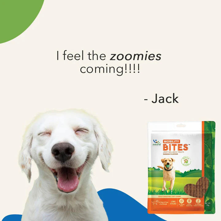 Natural Remedies Mobility Bites Banana Flavour | Soft Dog Treats