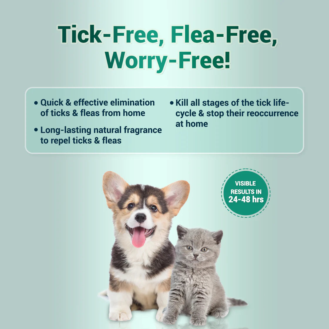 Natural Remedies Nomoticks Home Spray | Tick & Flea Spray