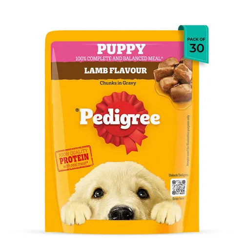 Pedigree Puppy Roasted Lamb Gravy | Wet Dog Food
