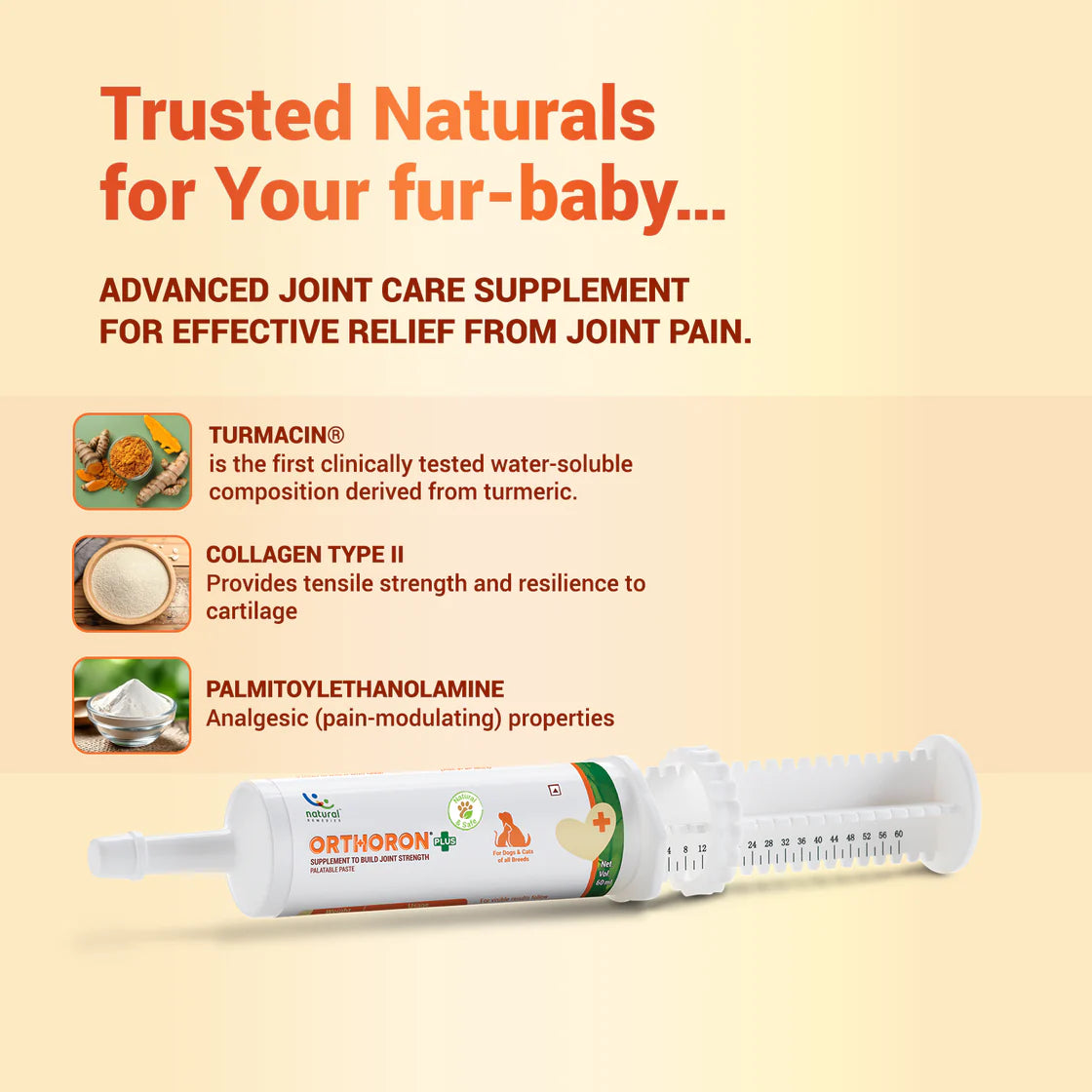 Natural Remedies Orthoron Plus Paste 60ml | Pet Suppliment