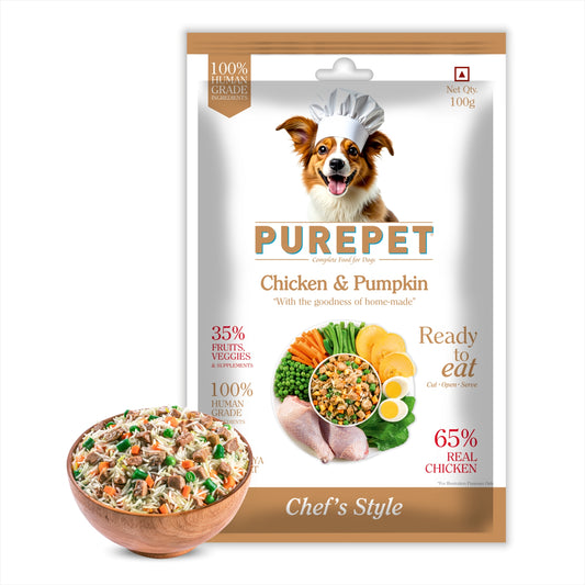 Purepet Chicken & Pumpkin Biryani | Fresh Dog Food