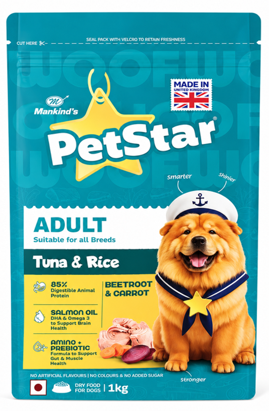 PetStar Adult Tuna & Rice | Dry Dog Food