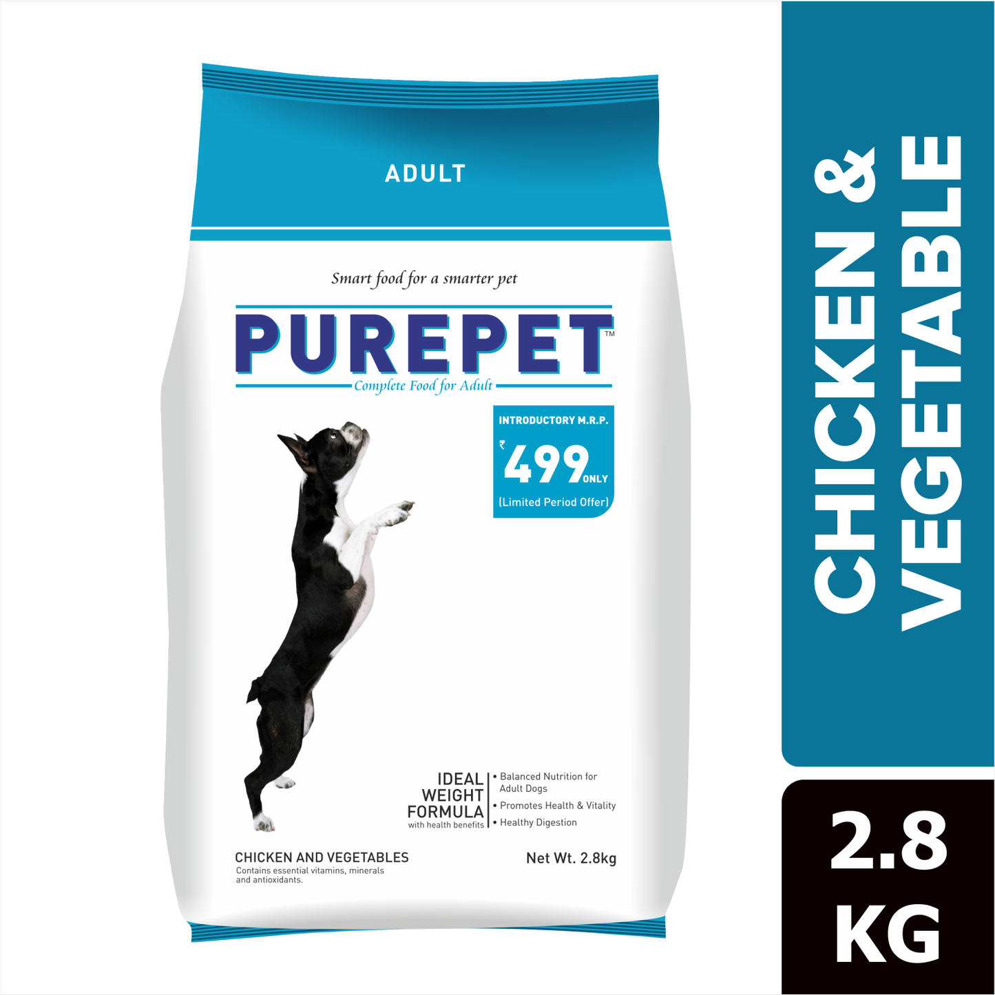 Purepet Adult Chicken & Vegetable | Dry Dog Food