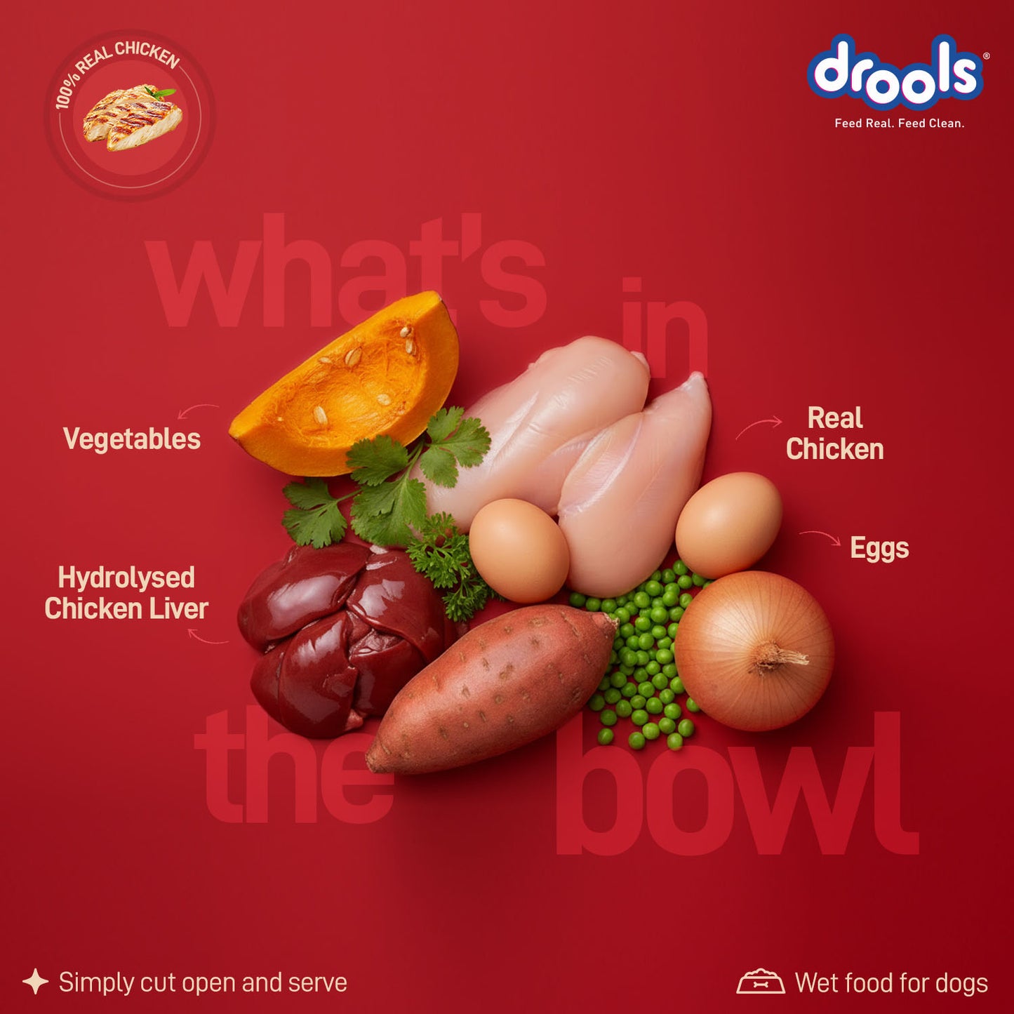 Drools Adult Sunday Roast with Chicken & Vegetable Gravy | Wet Dog Food