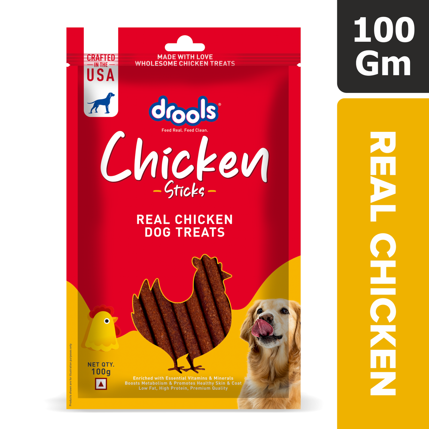 Drools Chicken Sticks | Dry Dog Treats