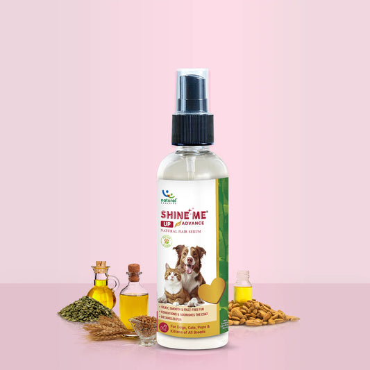 Natural Remedies Shine Me Up Hair Serum | Pet Grooming Supplies - Nikhil Pet Store