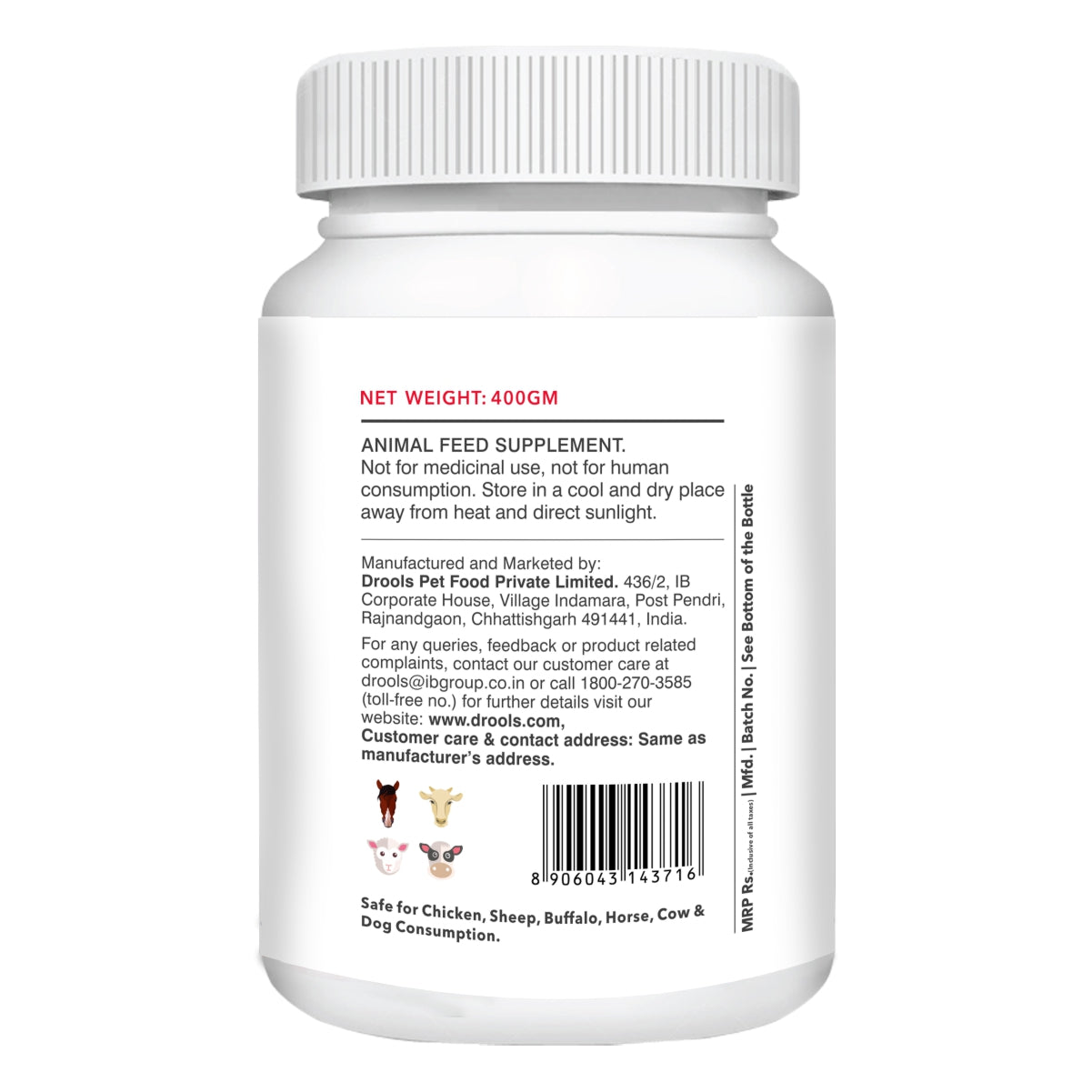 Drools Absolute Calcium Tablets | Dog Suppliments