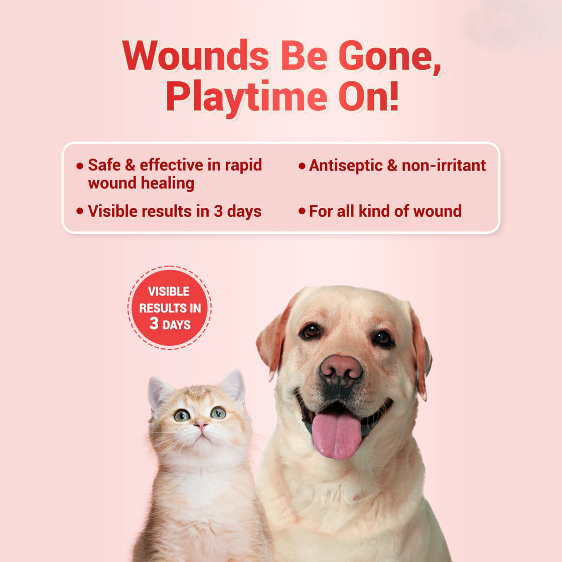 Natural Remedies Topicure Wound Healing Spray 75ml | Pet Medicines