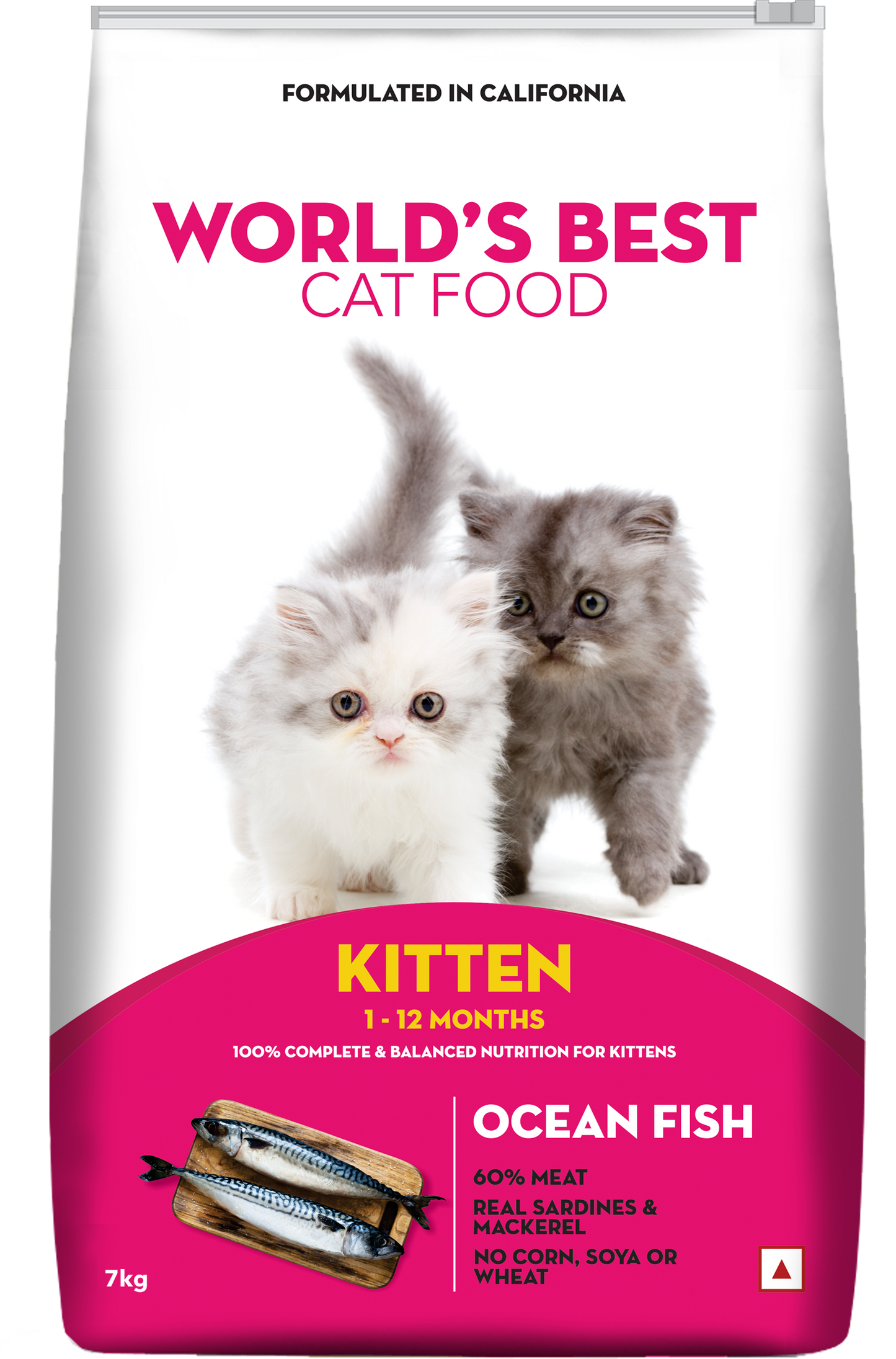 World's Best Kitten Ocean Fish | Dry Cat Food - Nikhil Pet Store