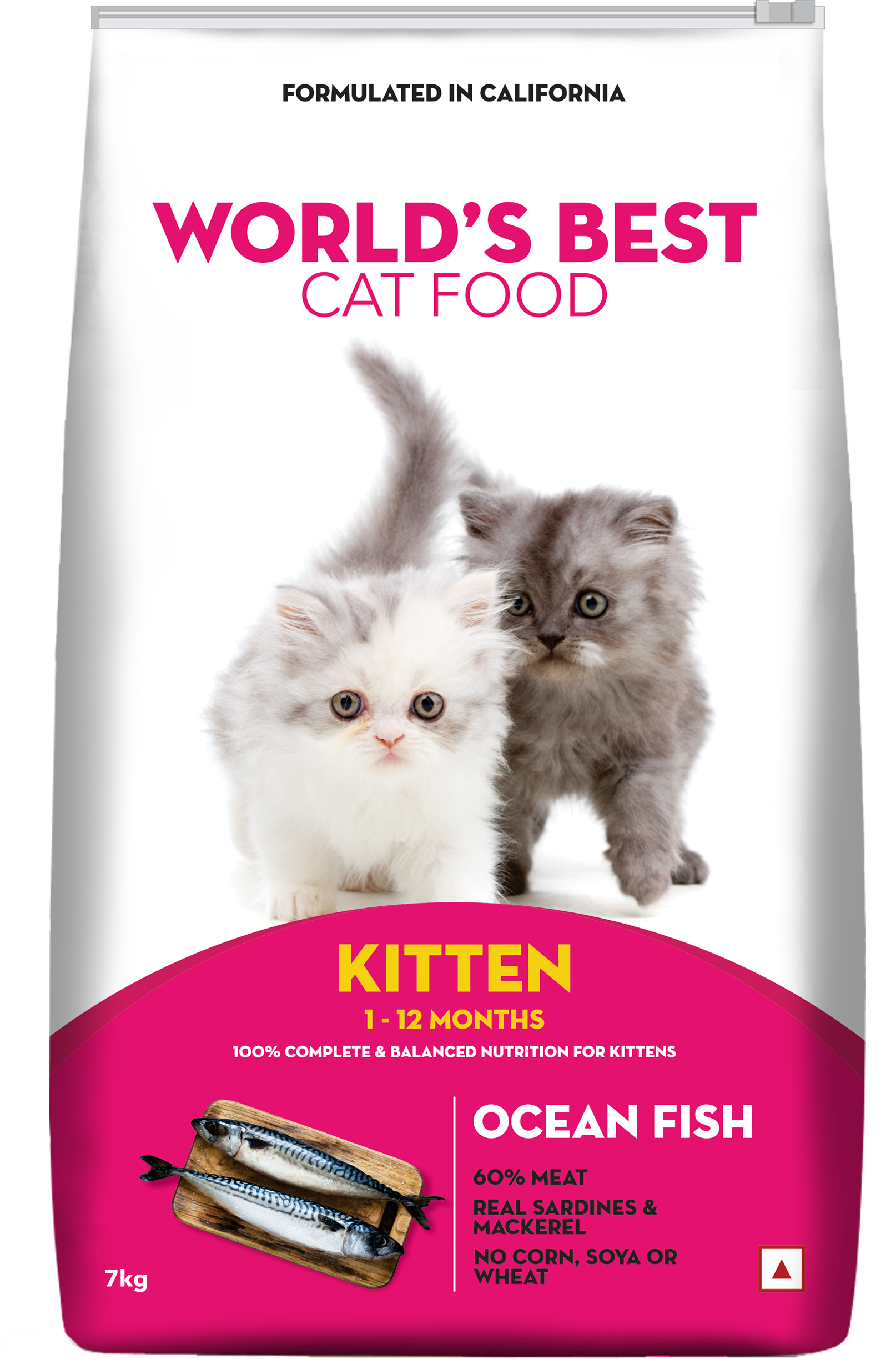 World's Best Kitten Ocean Fish | Dry Cat Food - Nikhil Pet Store
