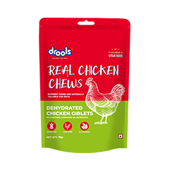 Drools Dehydrated Chicken Giblets | Dry Dog Treats