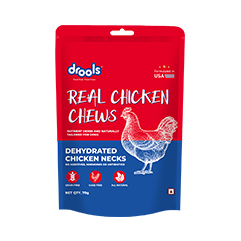 Drools Dehydrated Chicken Neck | Dry Dog Treats