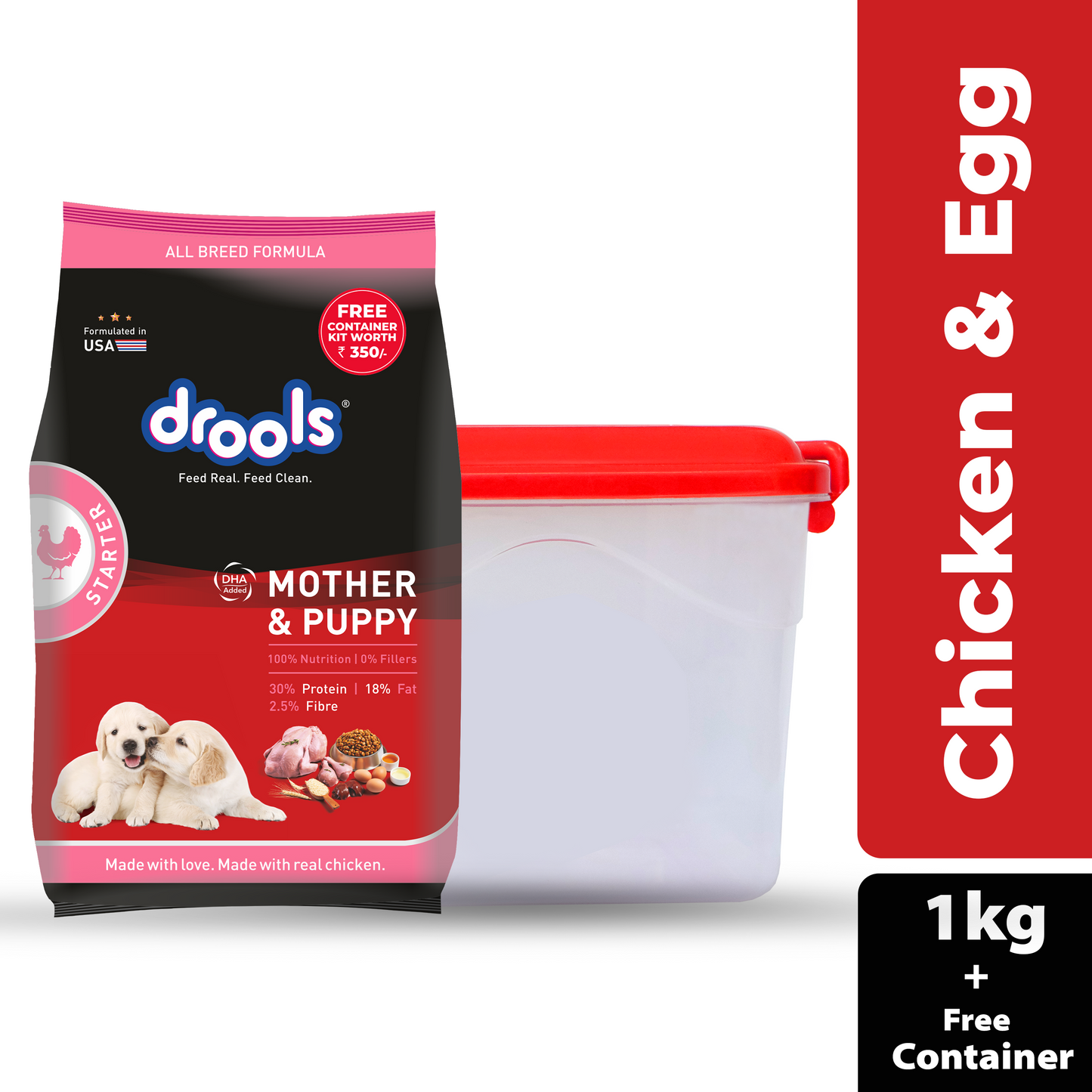 Drools Mother & Puppy Starter Chicken & Egg | Dry Dog Food