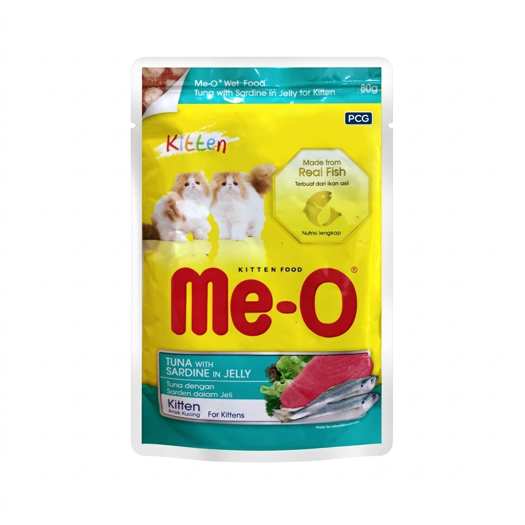 ME-O Kitten Tuna & Sardine in Jelly | Wet Cat Food