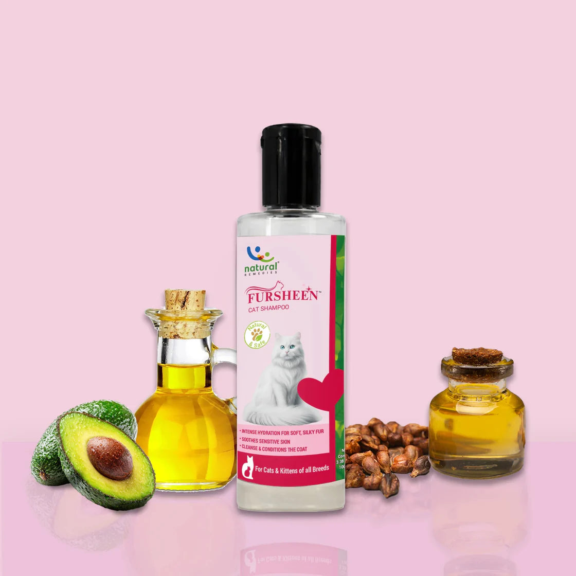 Natural Remedies Fursheen Cat Shampoo | Cat Shampoo