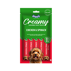 Drools Chicken & Spinach Creamy Treat | Wet Dog Food