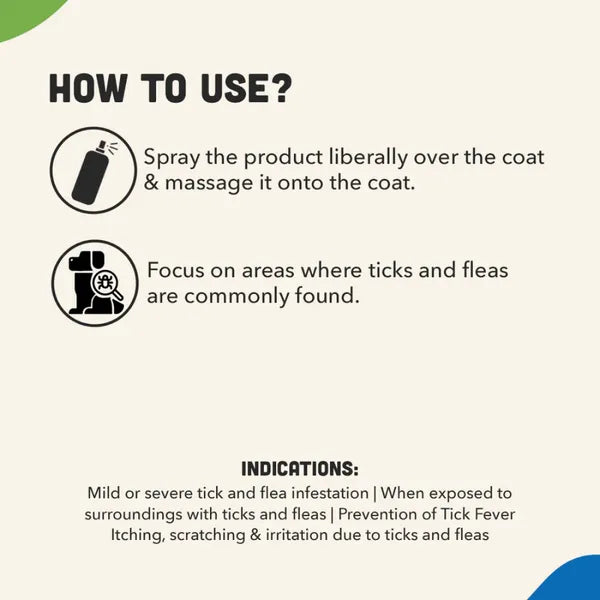 Natural Remedies Nomoticks Body Spray | Tick & Flea Spray