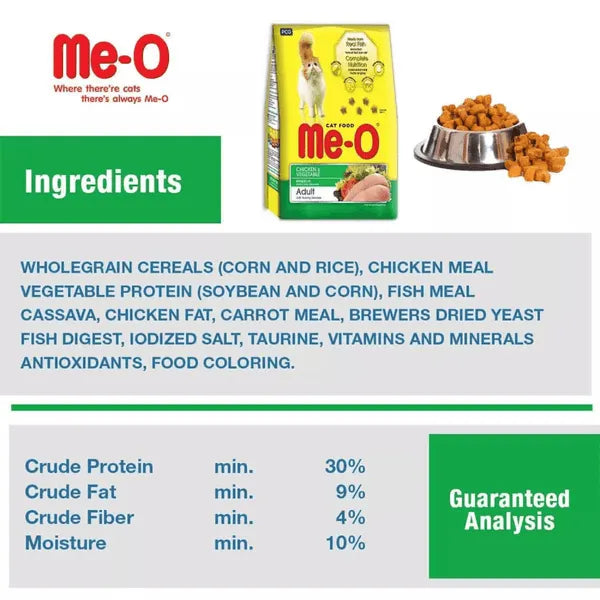 ME-O Chicken & Vegetable Adult | Dry Cat Food
