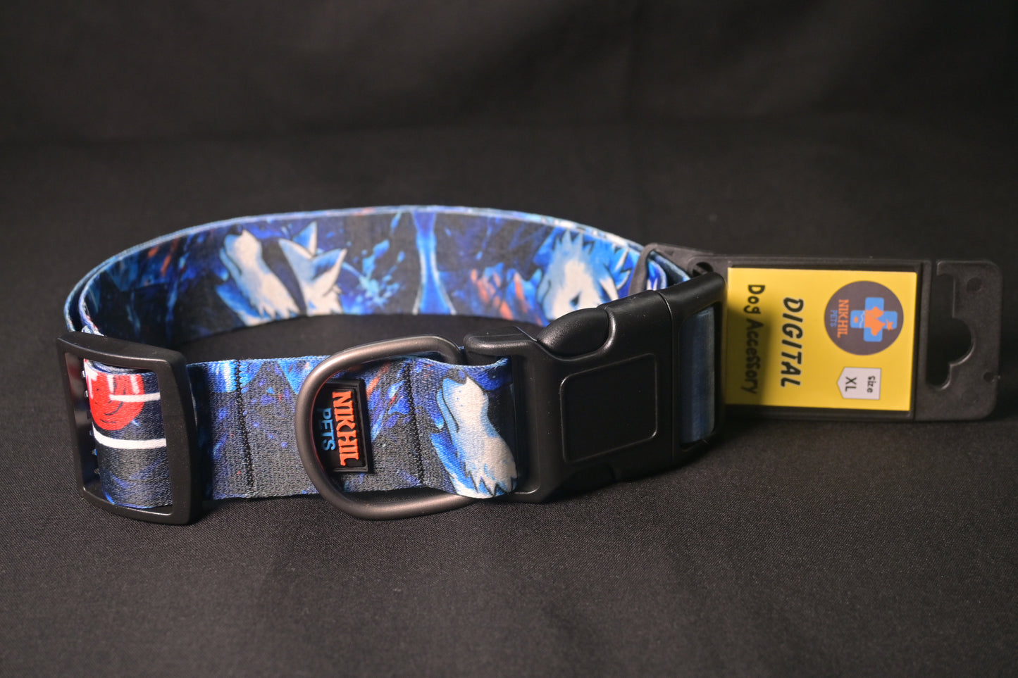 Nikhil Pets Anime Print Collar (X-Large) | Dog Collars