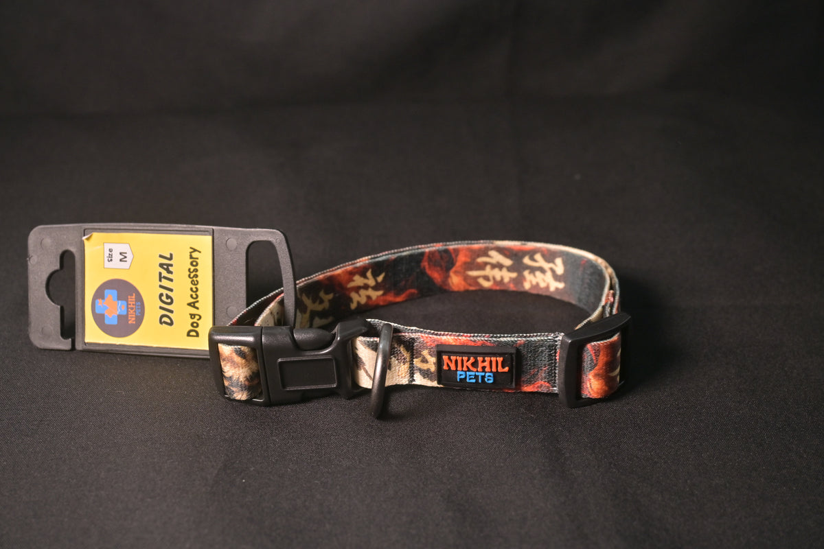 Nikhil Pets Anime Print Collar (Medium) | Dog Collars