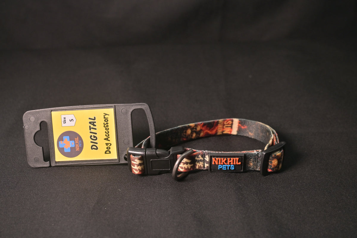 Nikhil Pets Anime Print Collar (Small) | Dog Collars