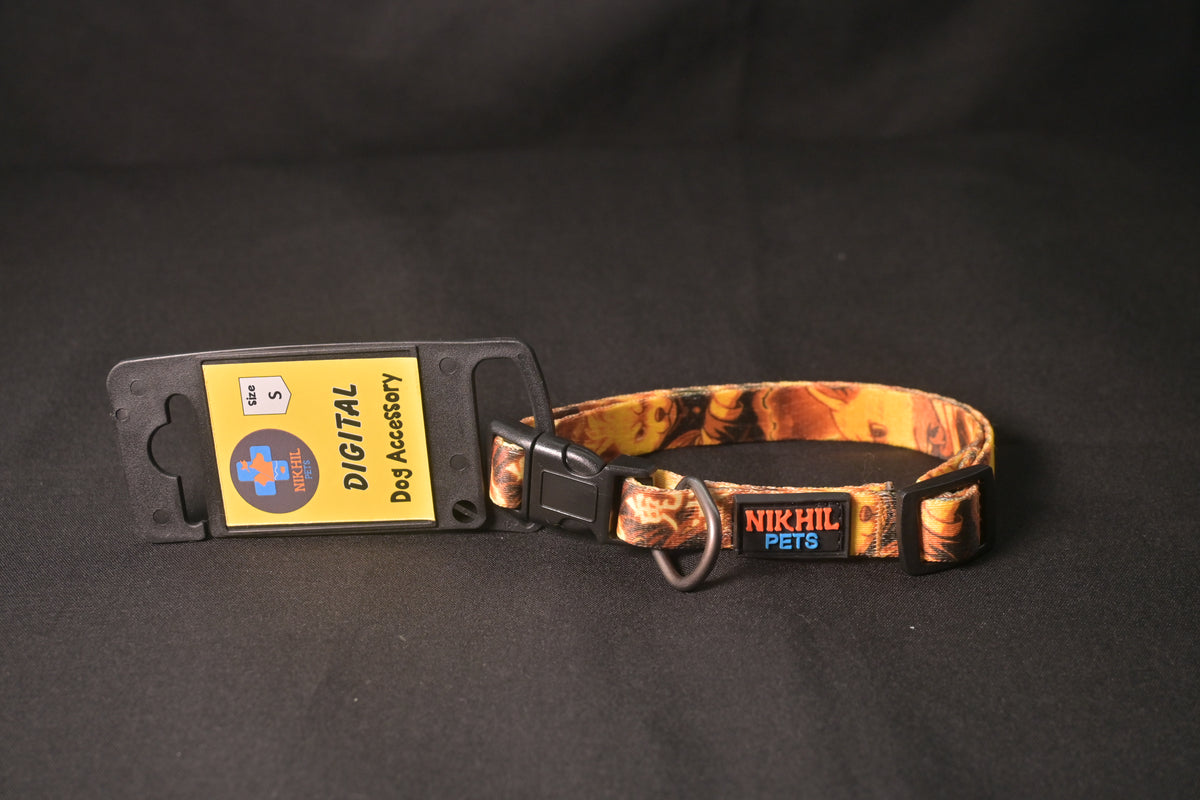 Nikhil Pets Anime Print Collar (Small) | Dog Collars