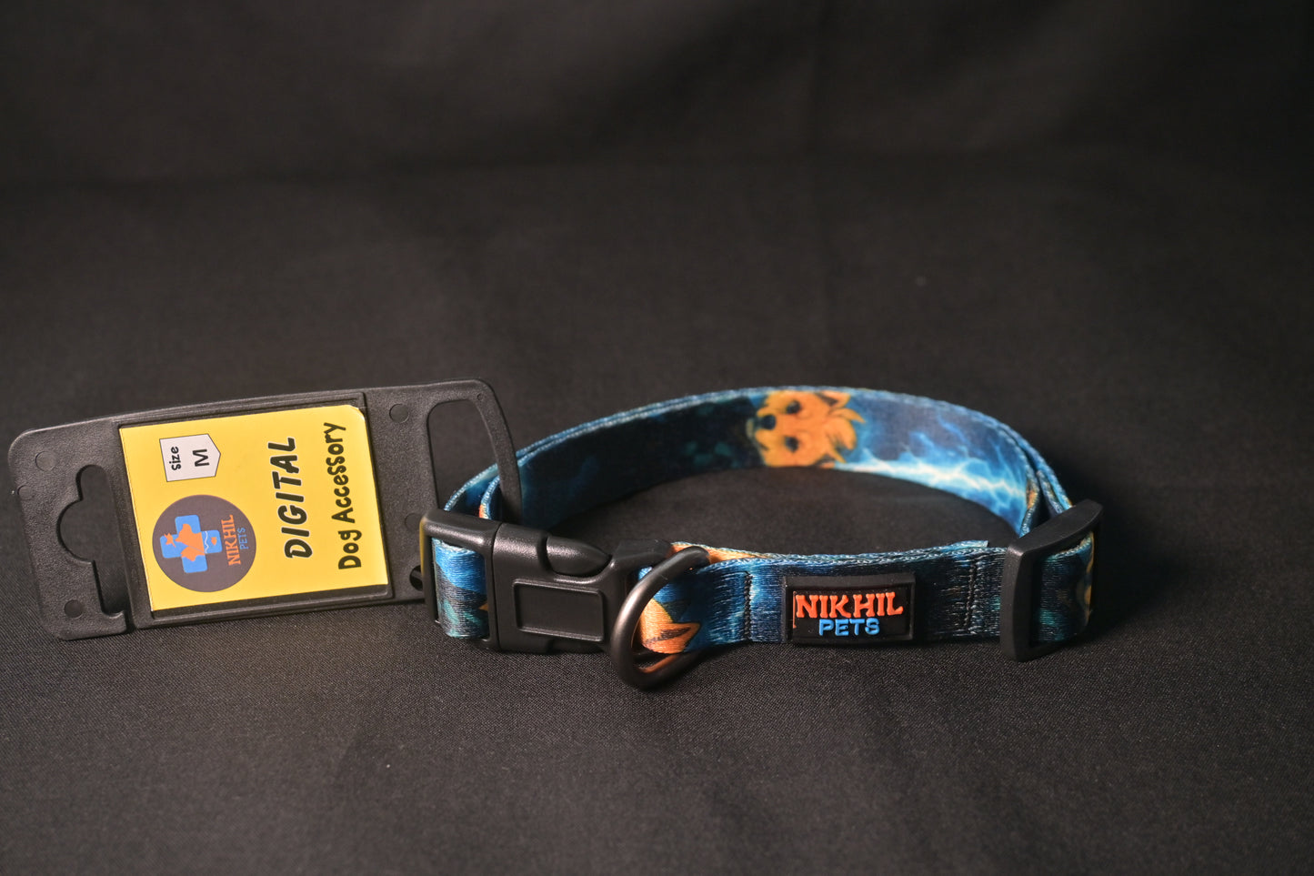 Nikhil Pets Anime Print Collar (Medium) | Dog Collars