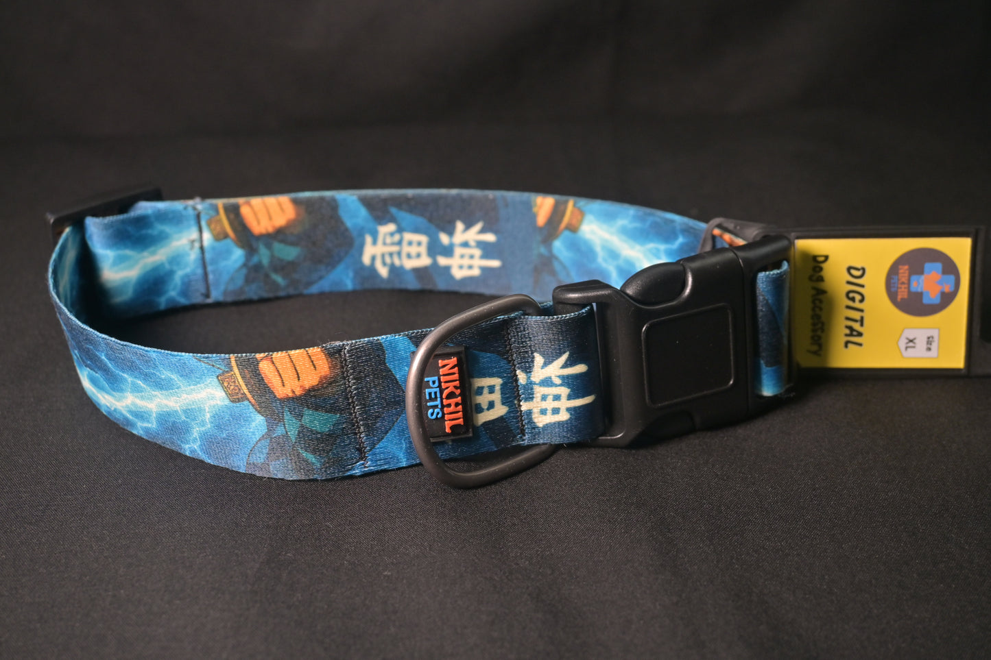 Nikhil Pets Anime Print Collar (X-Large) | Dog Collars