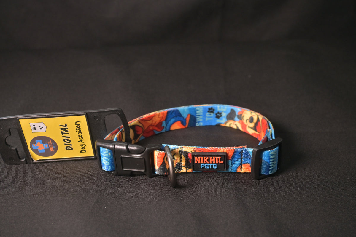 Nikhil Pets Anime Print Collar (Medium) | Dog Collars