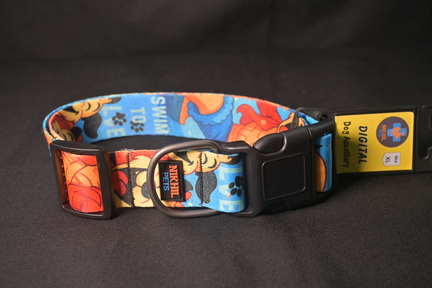 Nikhil Pets Anime Print Collar (X-Large) | Dog Collars