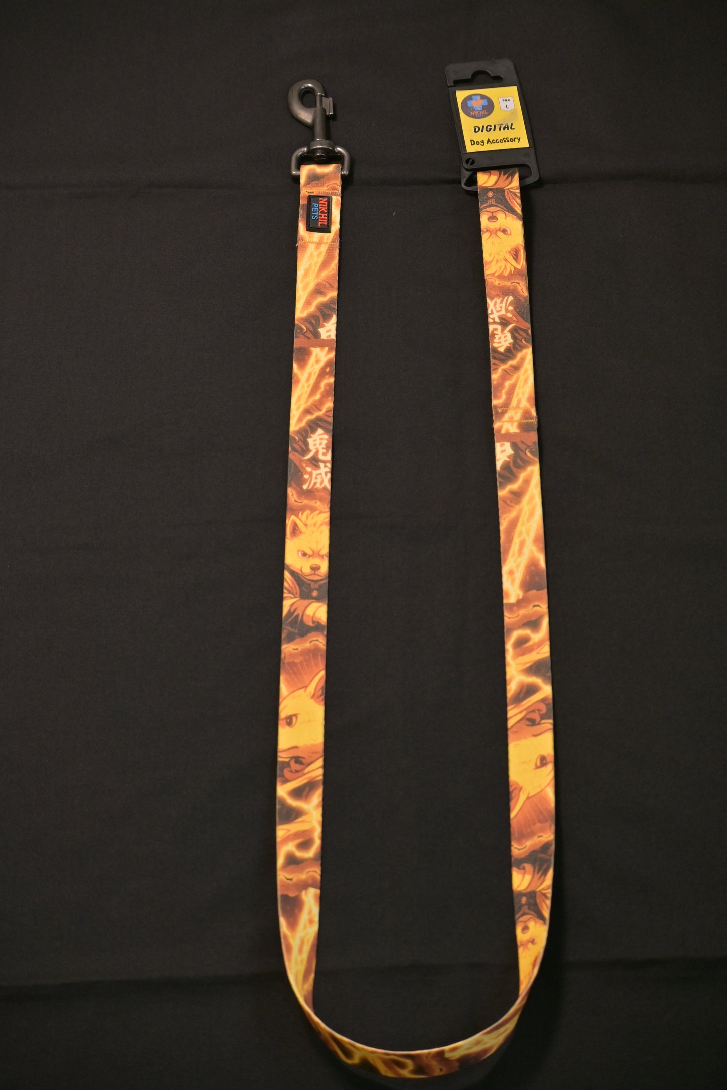 Nikhil Pets Anime Print Leash (Large) | Dog Leashes