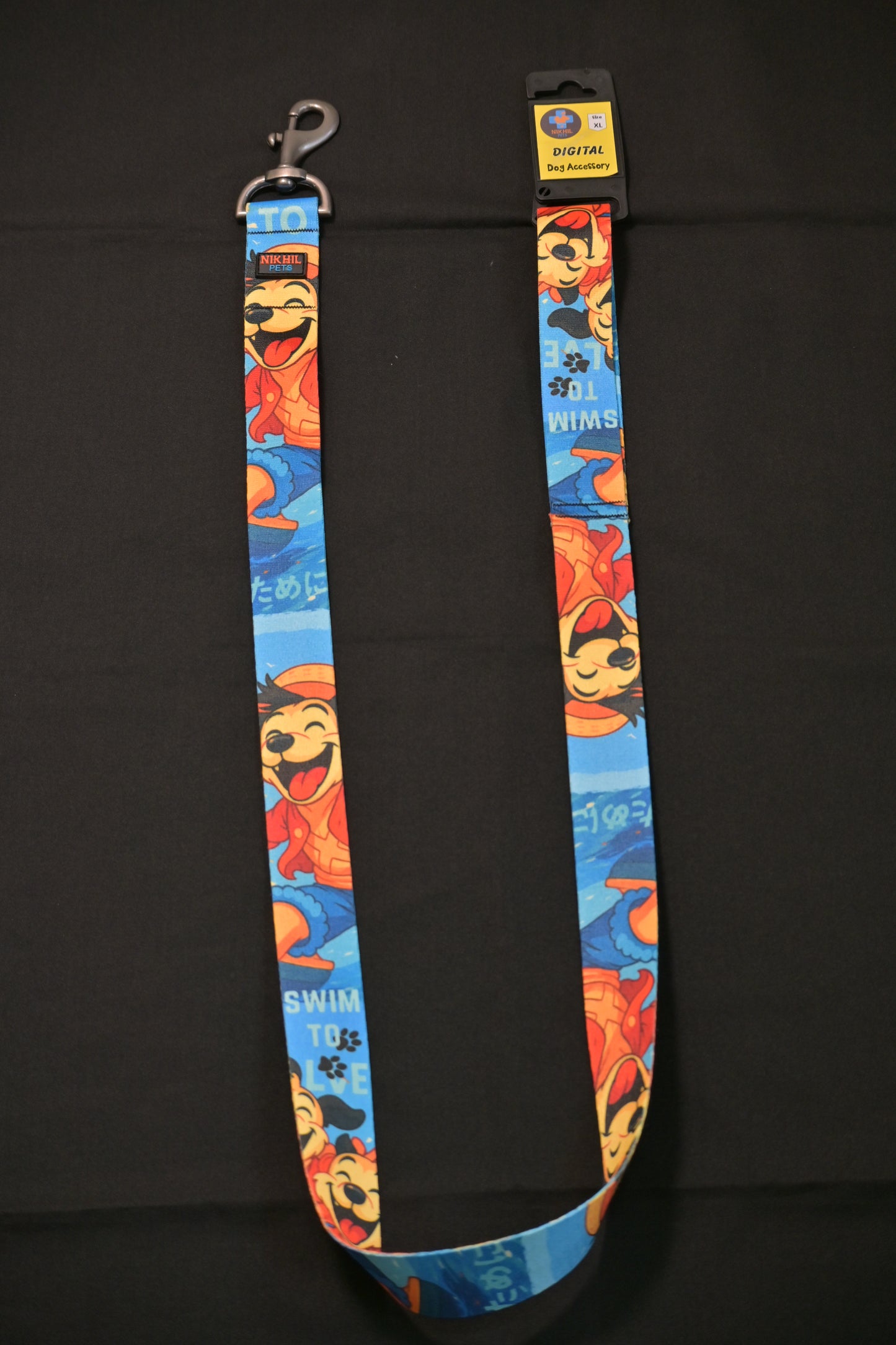 Nikhil Pets Anime Print Leash (X-Large) | Dog Leashes
