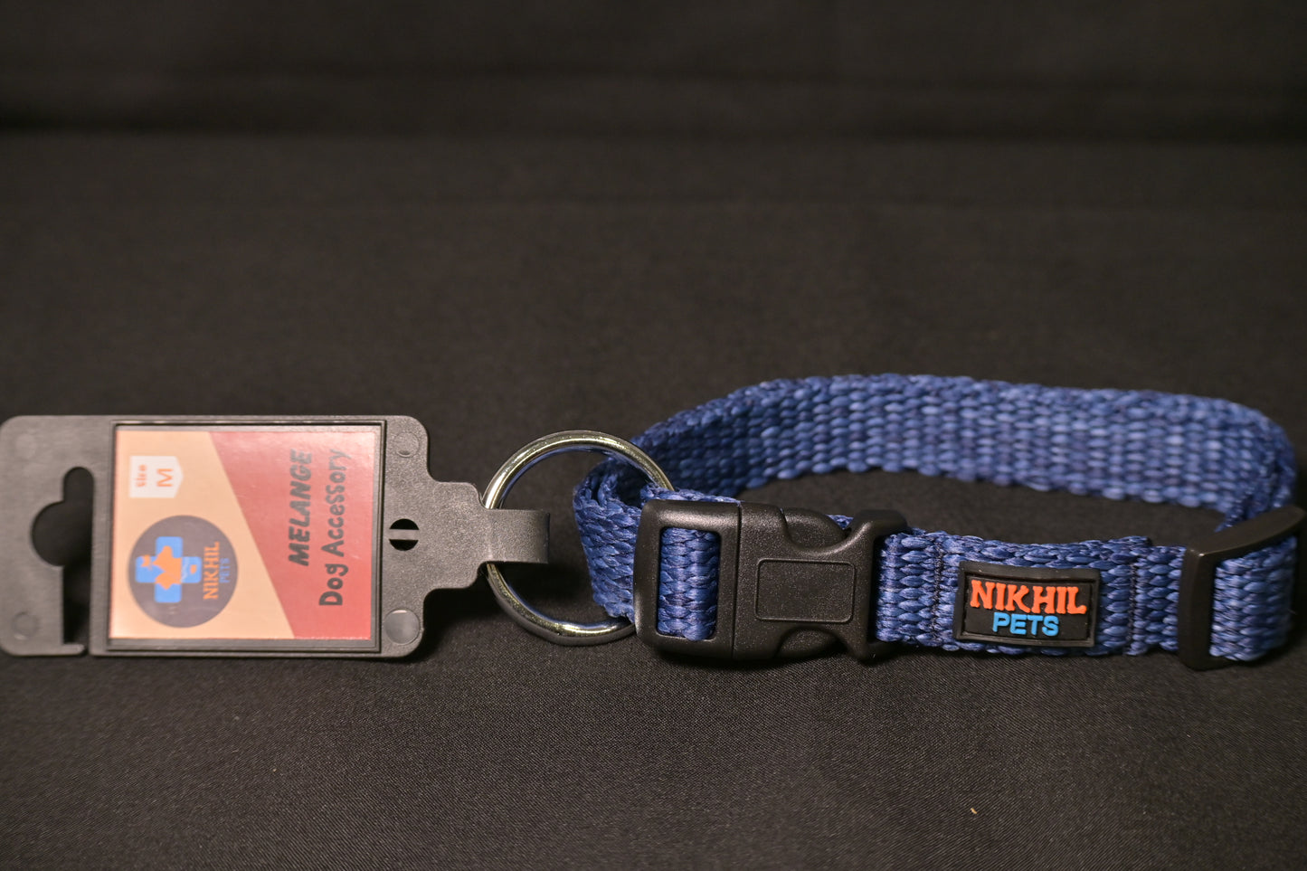 Nikhil Pets Melange Regular Collar (Medium) | Dog Collars