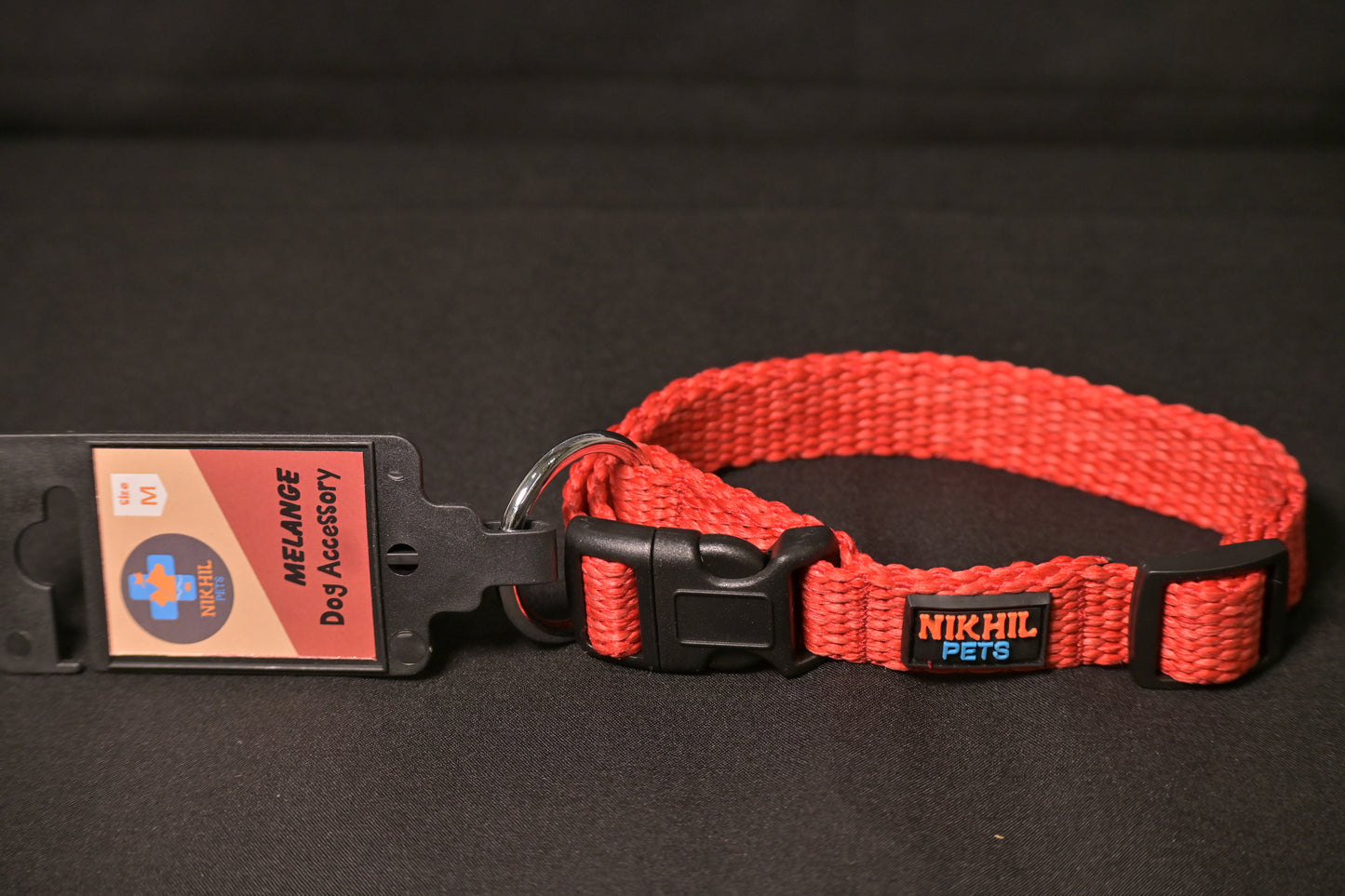 Nikhil Pets Melange Regular Collar (Medium) | Dog Collars - Nikhil Pet Store