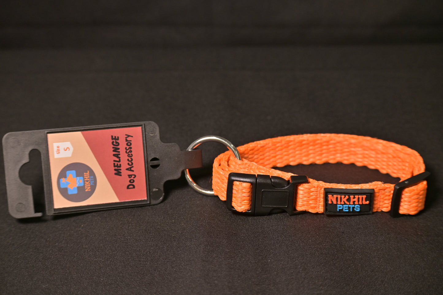 Nikhil Pets Melange Regular Collar (Small) | Dog Collars