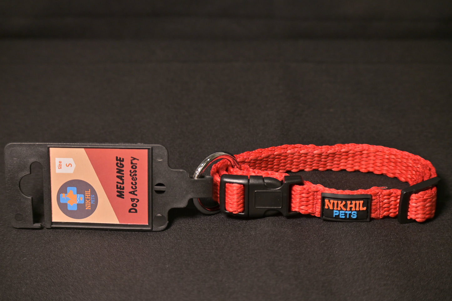 Nikhil Pets Melange Regular Collar (Small) | Dog Collars