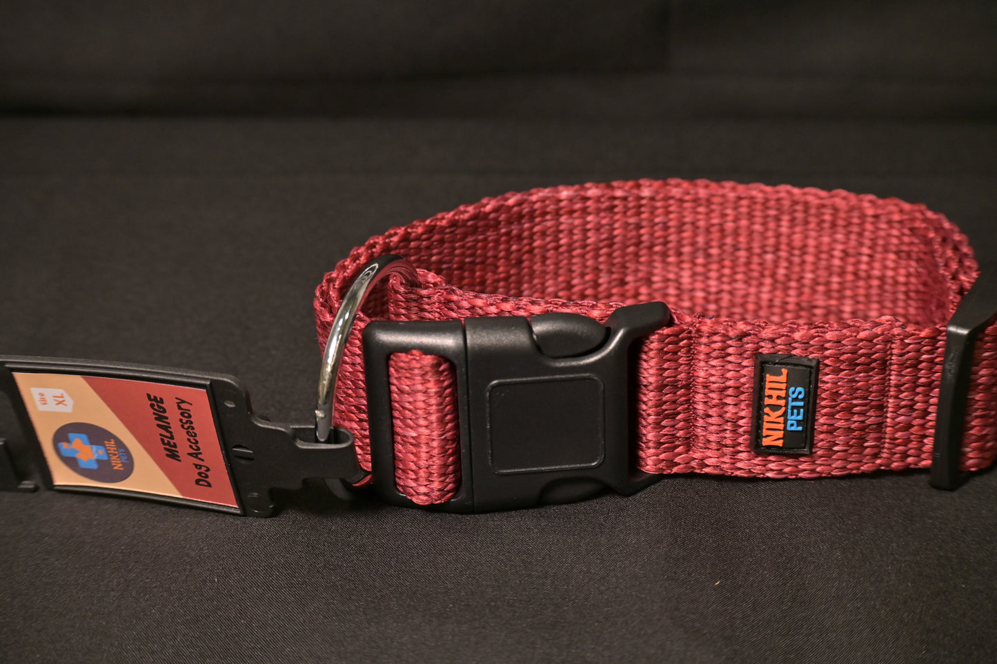 Nikhil Pets Melange Regular Collar (X-Large) | Dog Collars